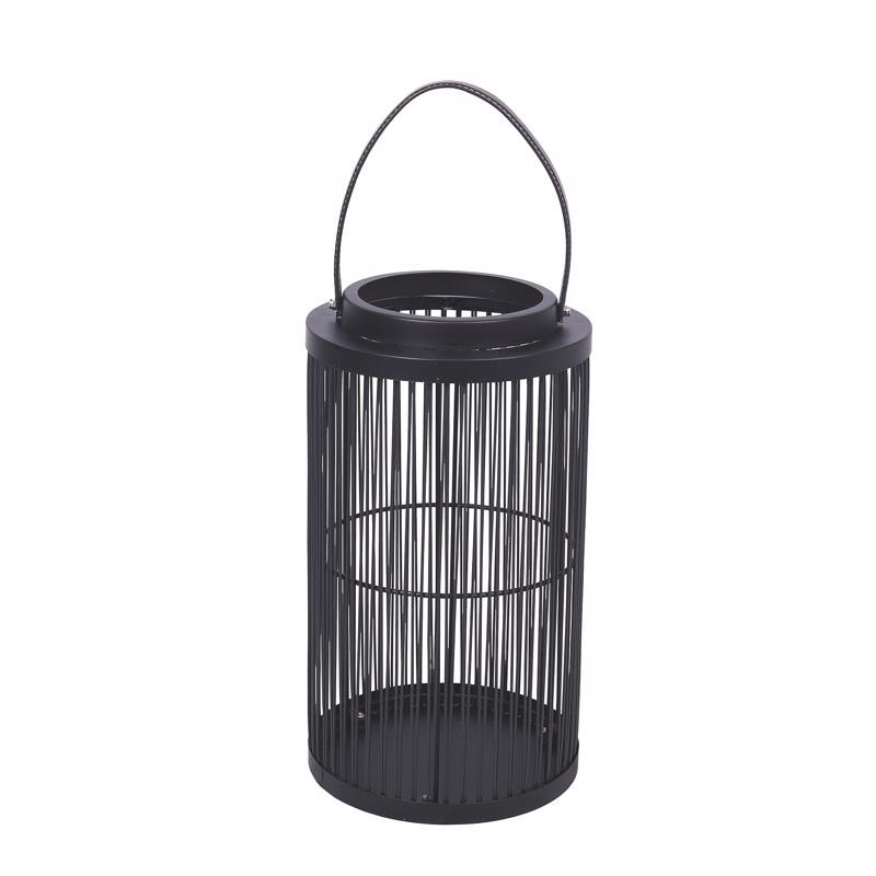 LANTERN BLACK 14"H