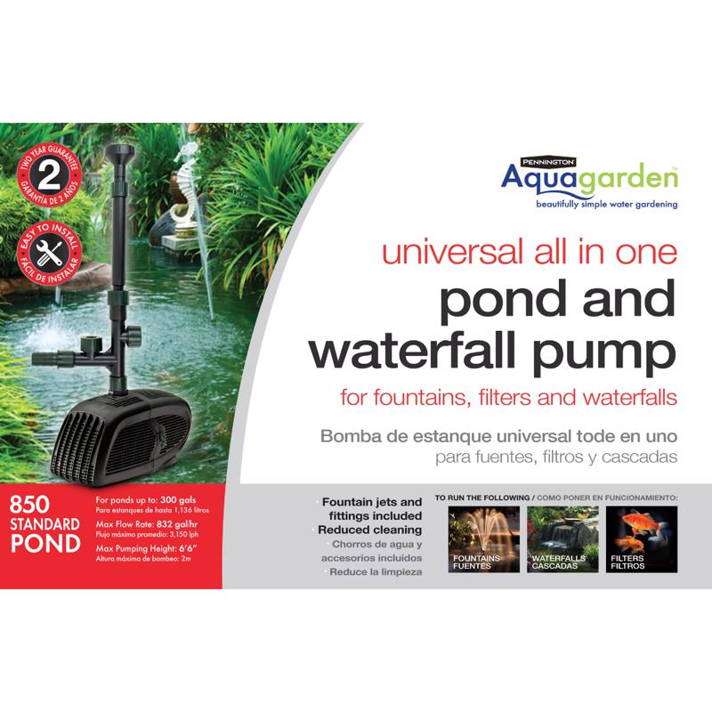 POND PUMP KIT BLK 850GAL