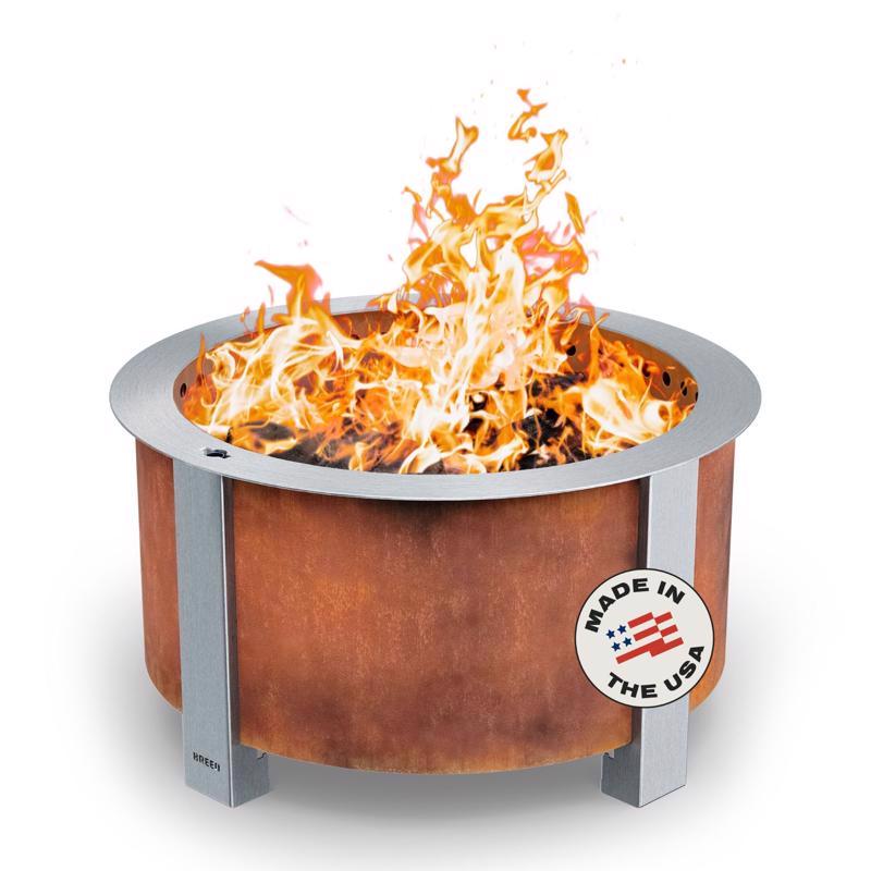 FIRE PIT WOOD RND 24"