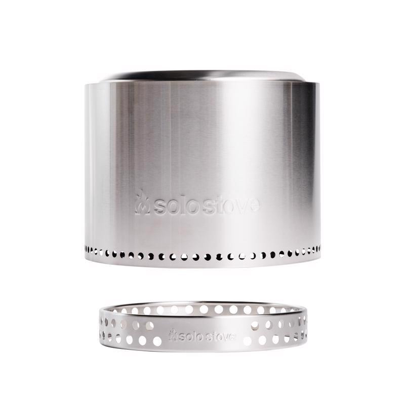 FIRE PIT W/STND SS 19.5"