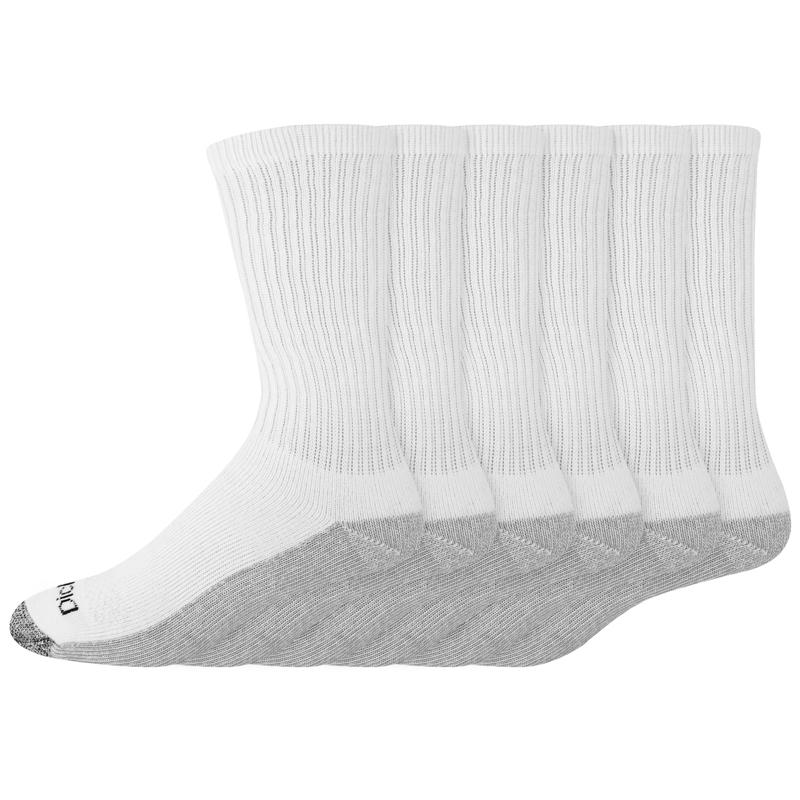 CREW SOCK MEN WHITE 6-12