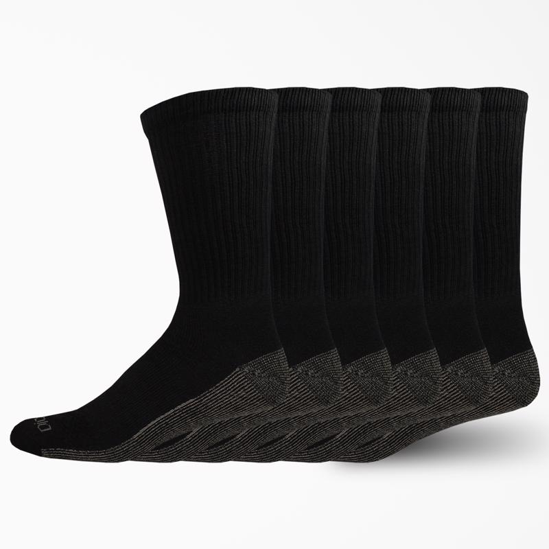 CREW SOCK MEN BLACK 6-12