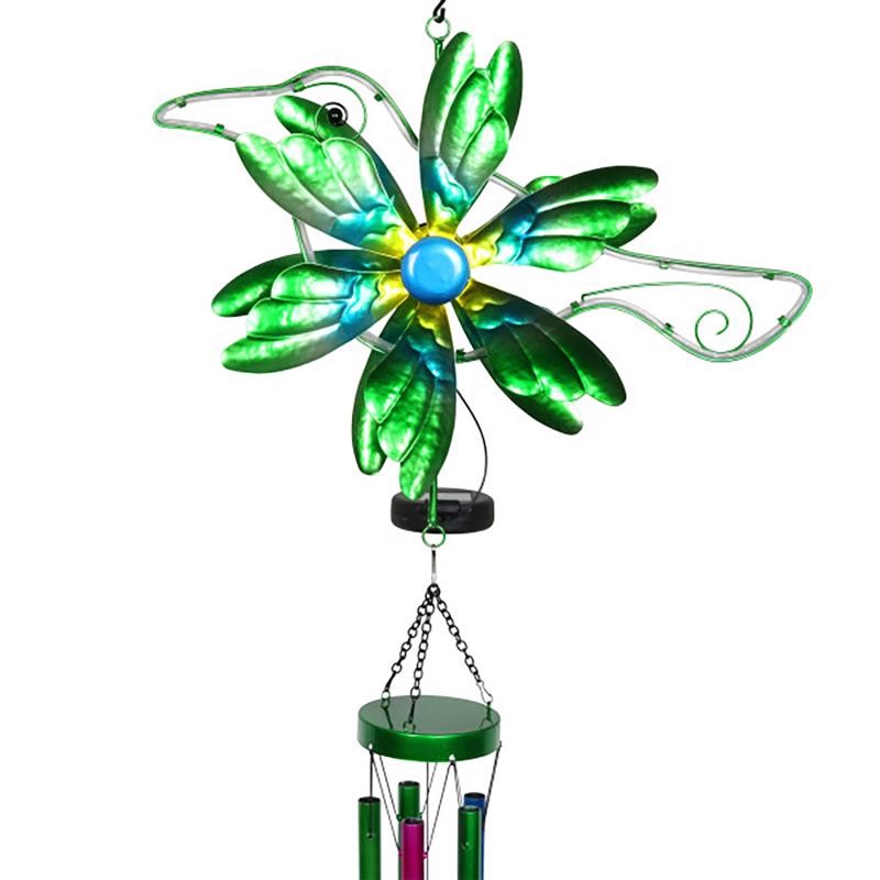 WIND CHIME HUMINGBRD 41"