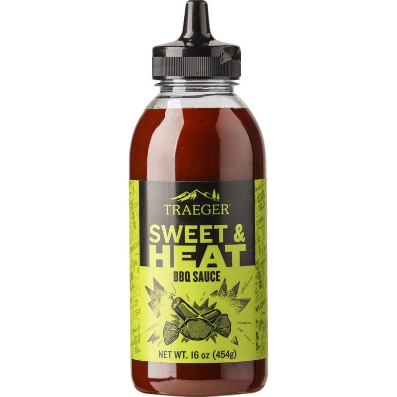 SWT& HEAT BBQ SAUCE 16OZ