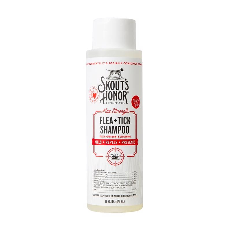 SH FLEA TICK SHAMP 16OZ
