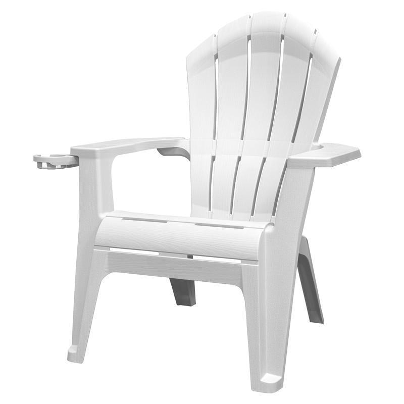 CHAIR ADRND RSIN WHT 1PC