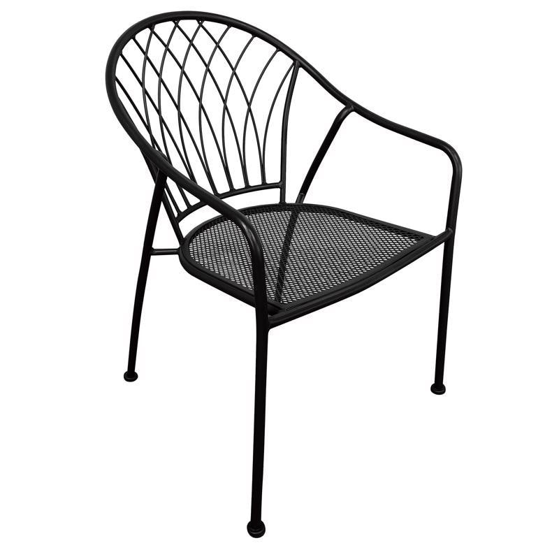 CHAIR WNSTN STL BLK 1PC