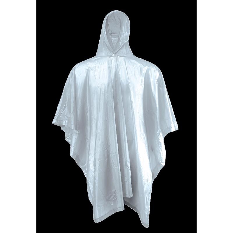 RAIN PONCHO PVC UNSX CLR