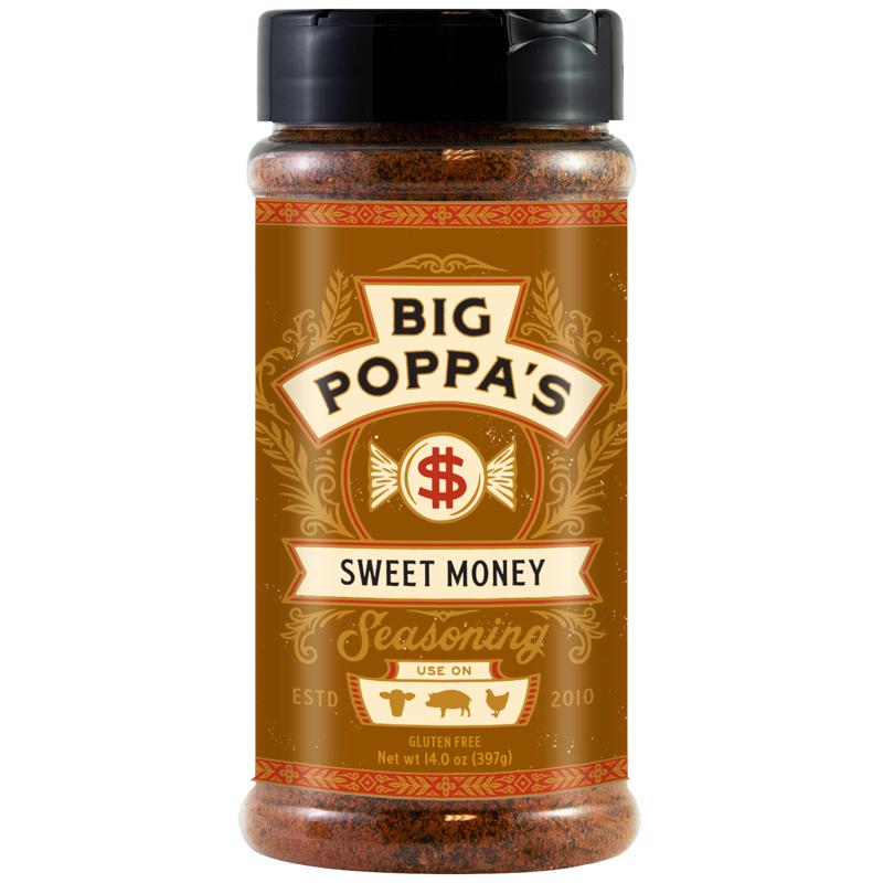BBQ SSNG SWT MONEY 14OZ