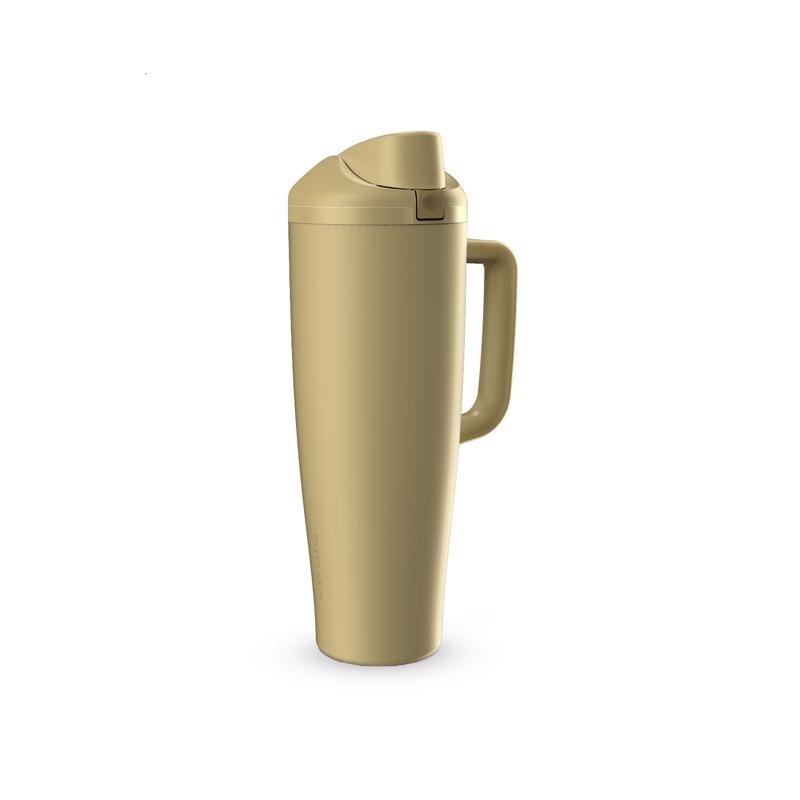 INSL STRW TMBLR TAN 40OZ