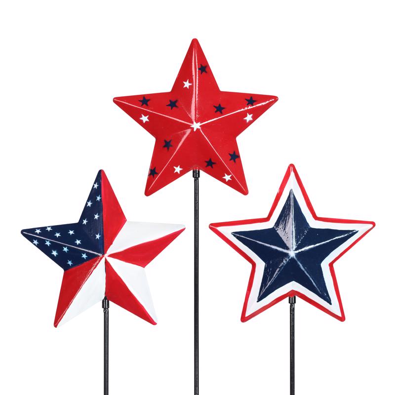 YRD STK STARS MTL 18"