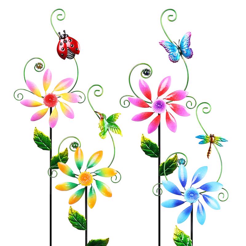 YRD STK ST MTL FLWRS 50"