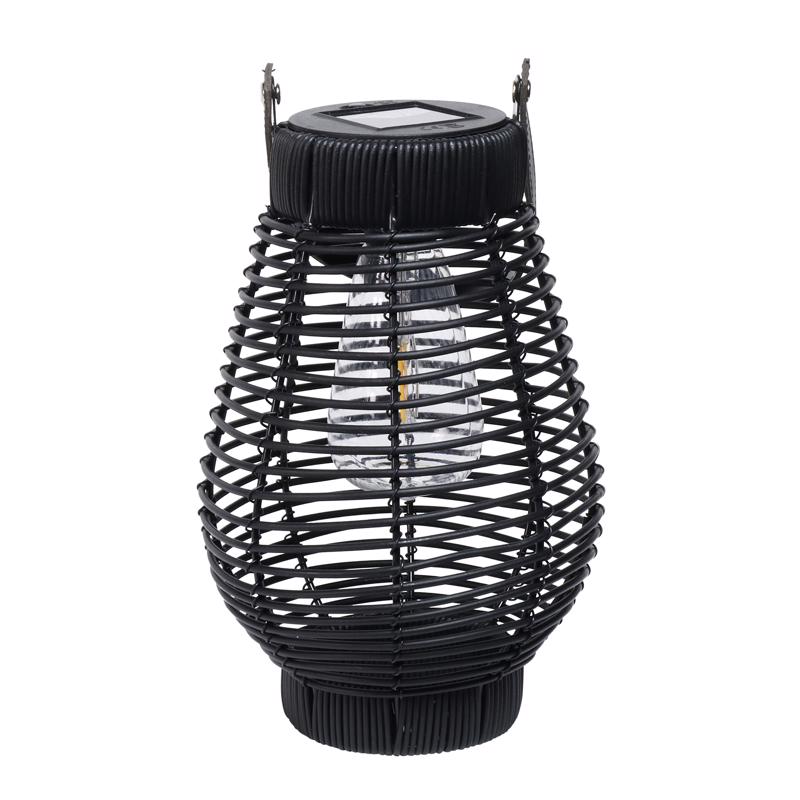 LANTERN PLST BLK 14"