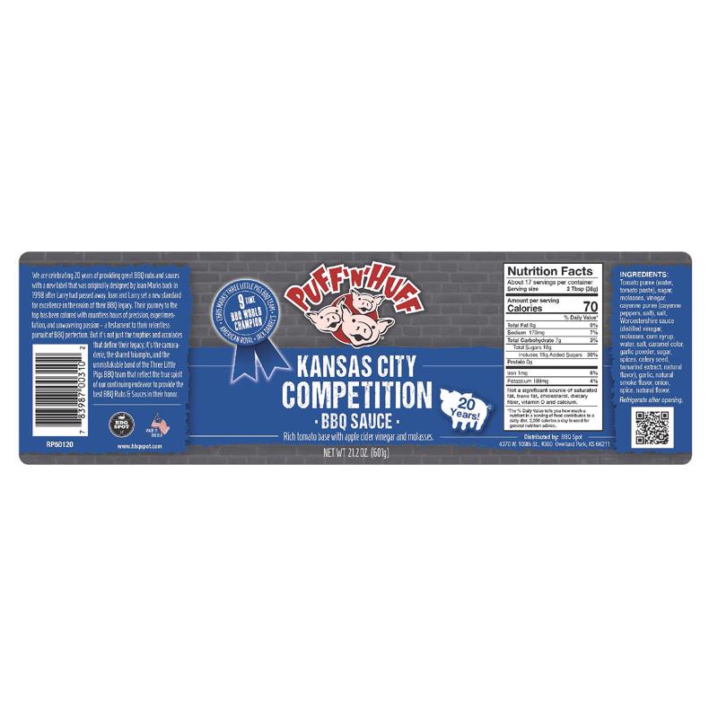 BBQ SAUCE KC CMPT 21.2OZ