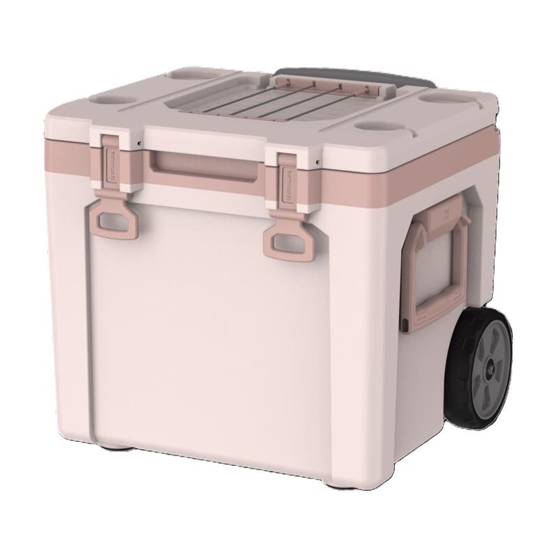 COOLER PLSTC PNK 50QT