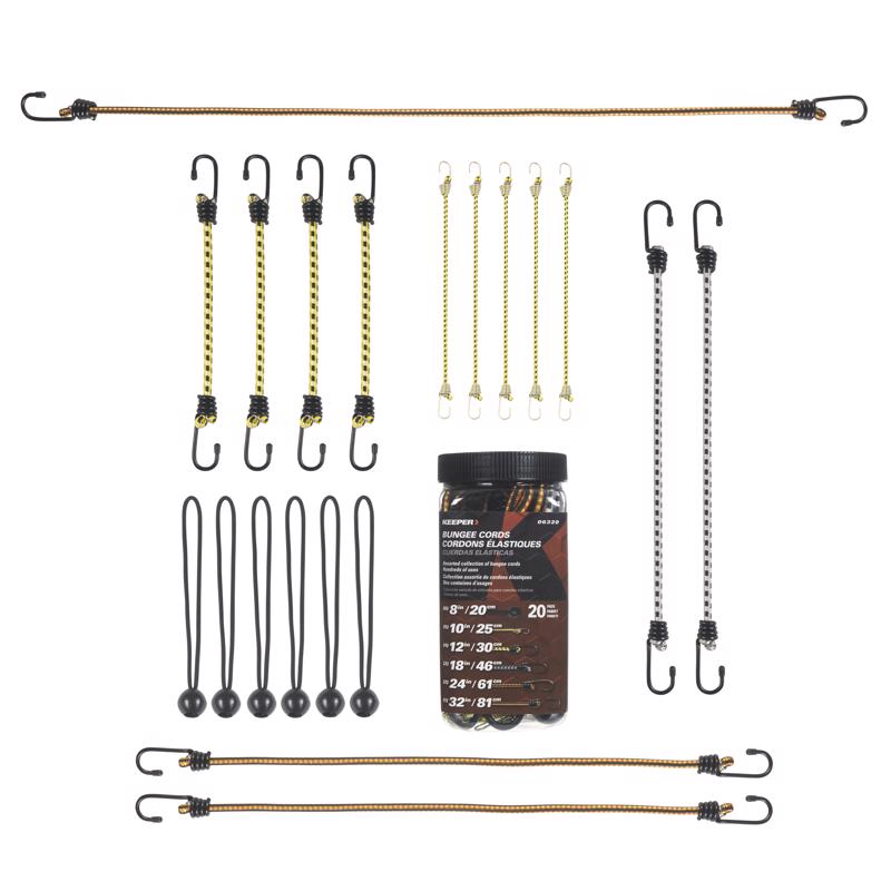 CORD BUNGEE SET 20PK