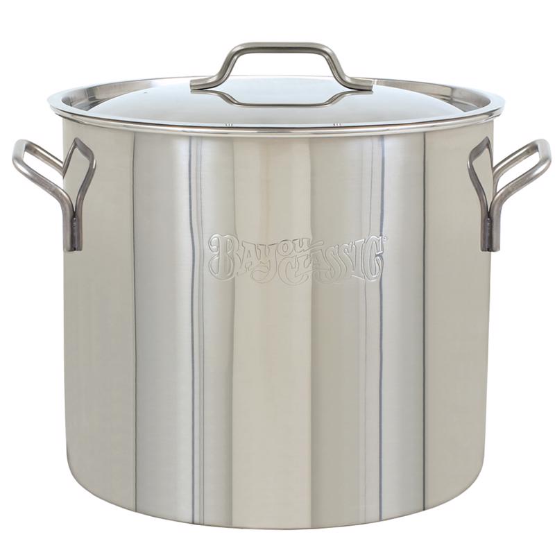 SS STOCKPOT/LID 30-QT