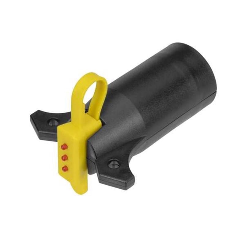 ADPTR PLST BLK 4 FLAT