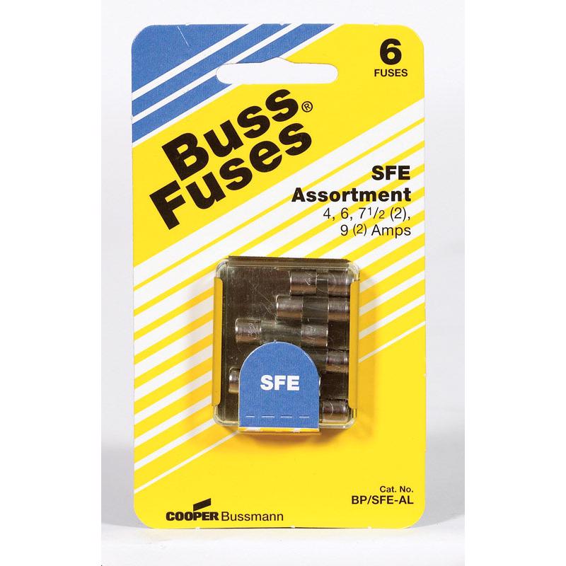 AUTO FUSES SFE 6PK