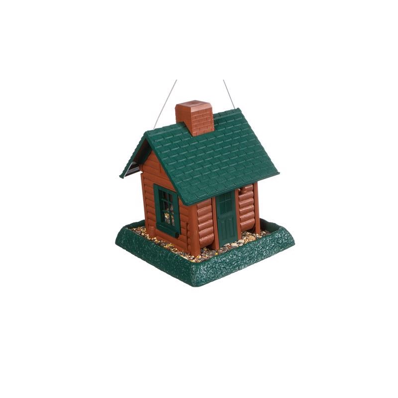 LOG CABIN FEEDER 5# CAP.