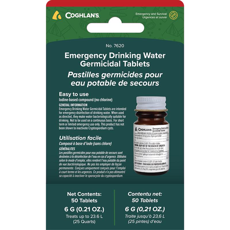 DRINKING WATER TABS 50PK