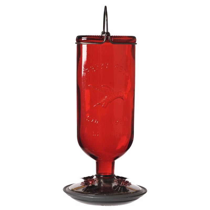 HB RED ANTIQUE BOTTLE