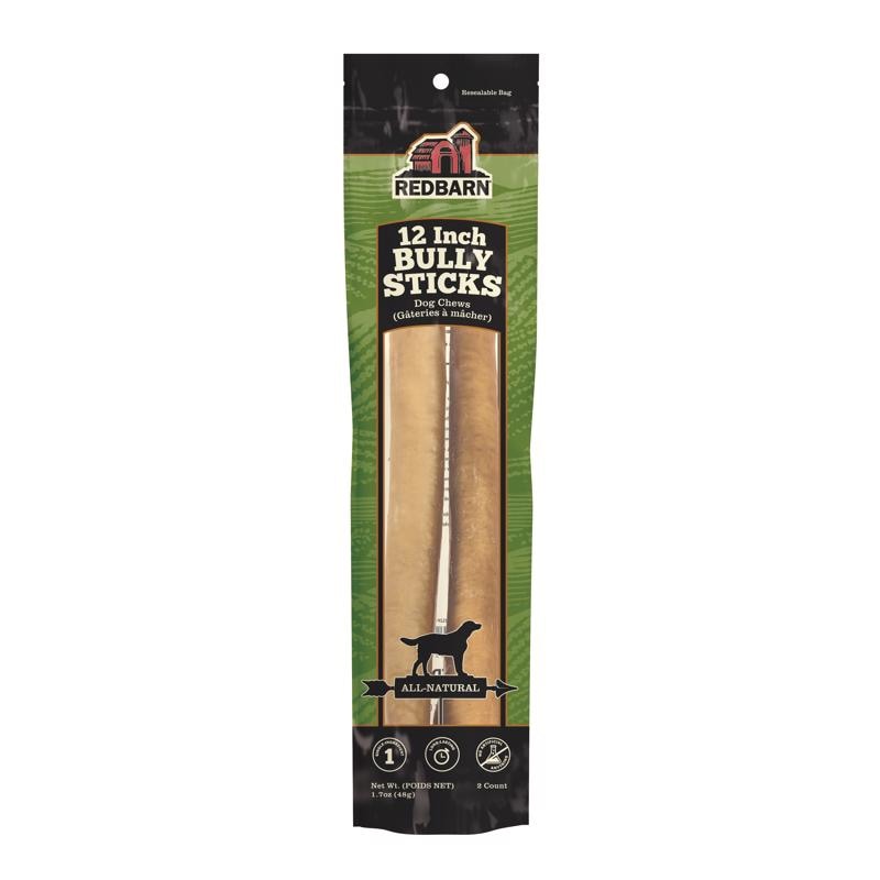 BULLY STICKS RAW 12" 2PK