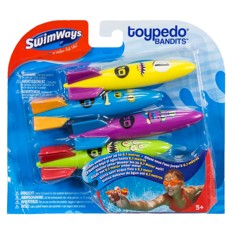 POOL TOY TOYPEDO 4PK