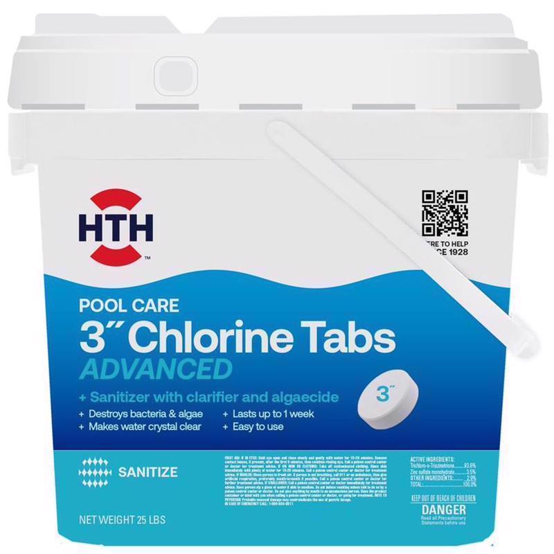 CHLORN TAB ADVNC 3" 25LB