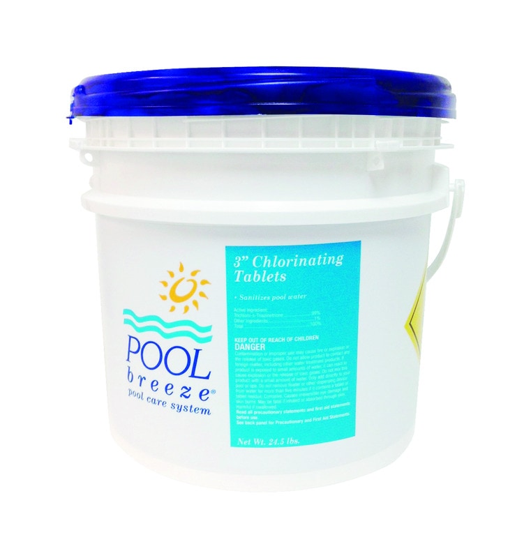 POOL CHLORINE TAB 24.5LB