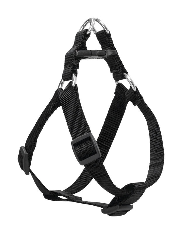 DOG HARNESS 15-21" BLK