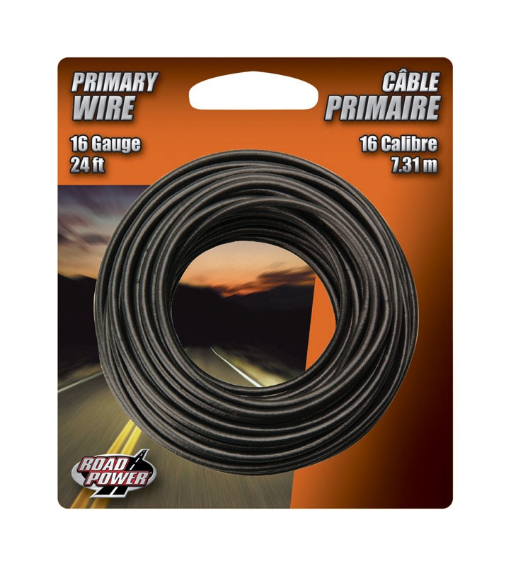 WIRE PRIMARY 16GA24'BLK