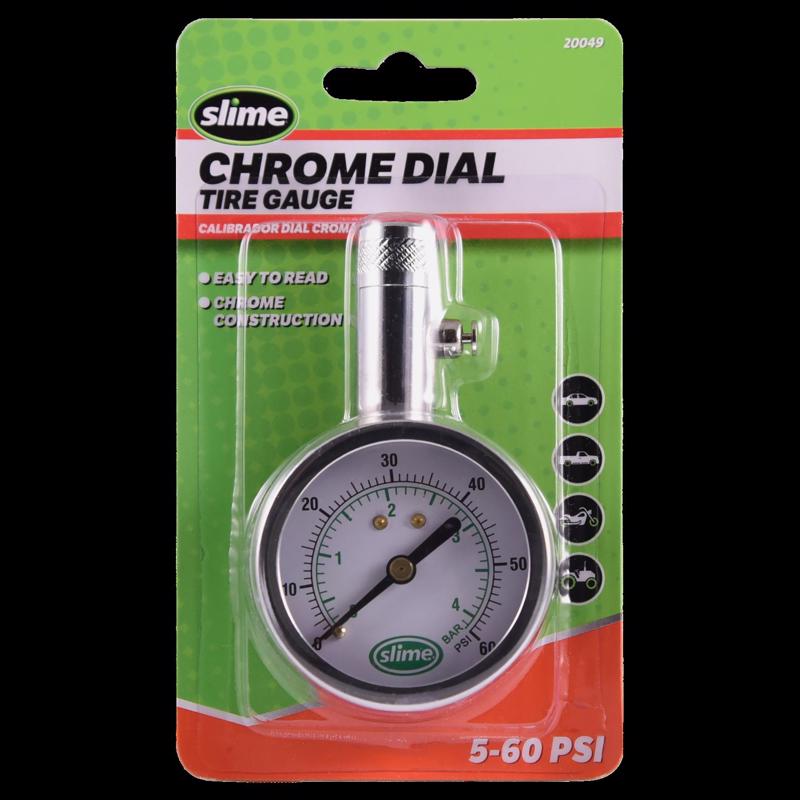 TIRE GAUGE DIAL CHROME