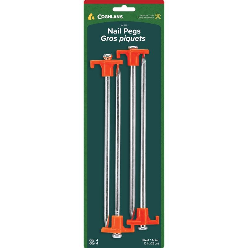 NAIL PEGS 10" 4CT