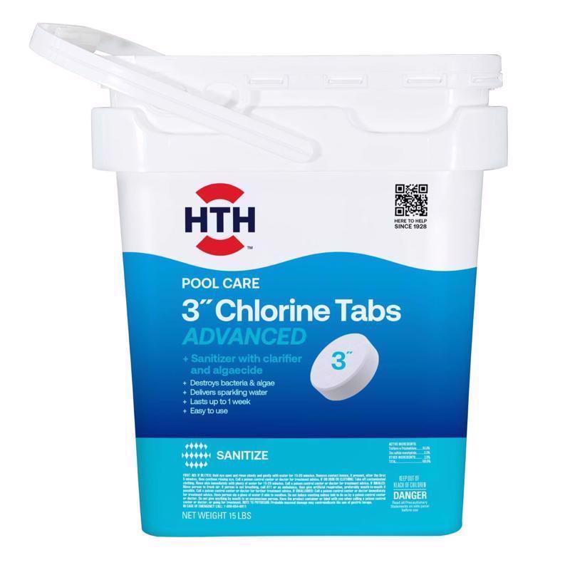 POOL CHLORN TAB 3" 15LB