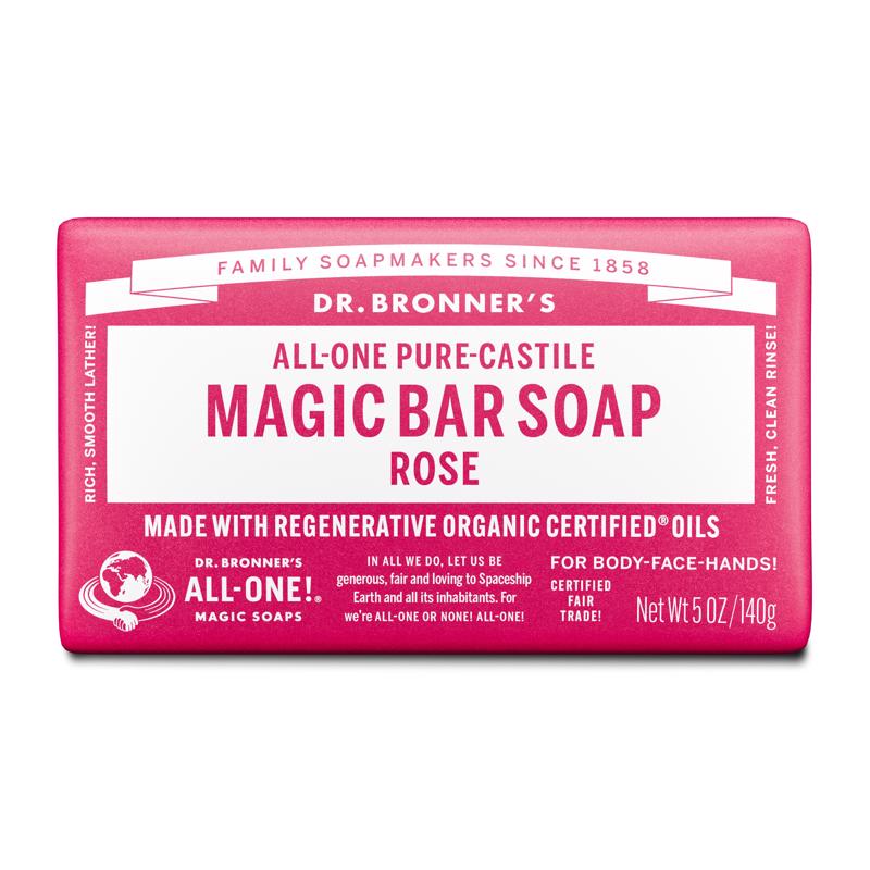 CASTILE BAR SP ROSE 5OZ
