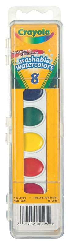 WATERCOLOR PAINTS 8CLRS