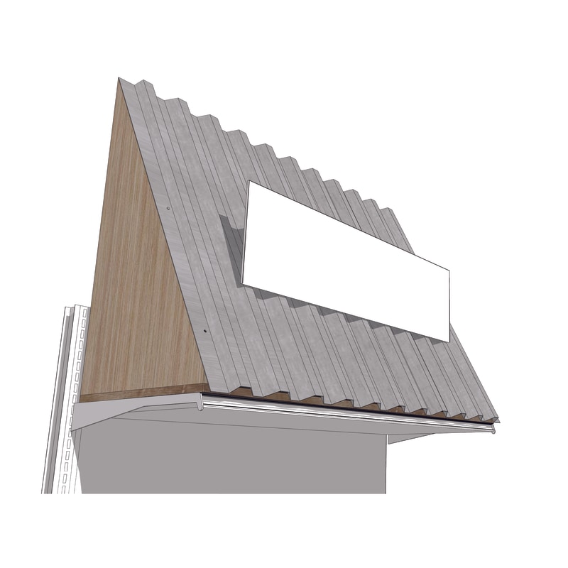 SHELF CANOPY SIGN HOLDER