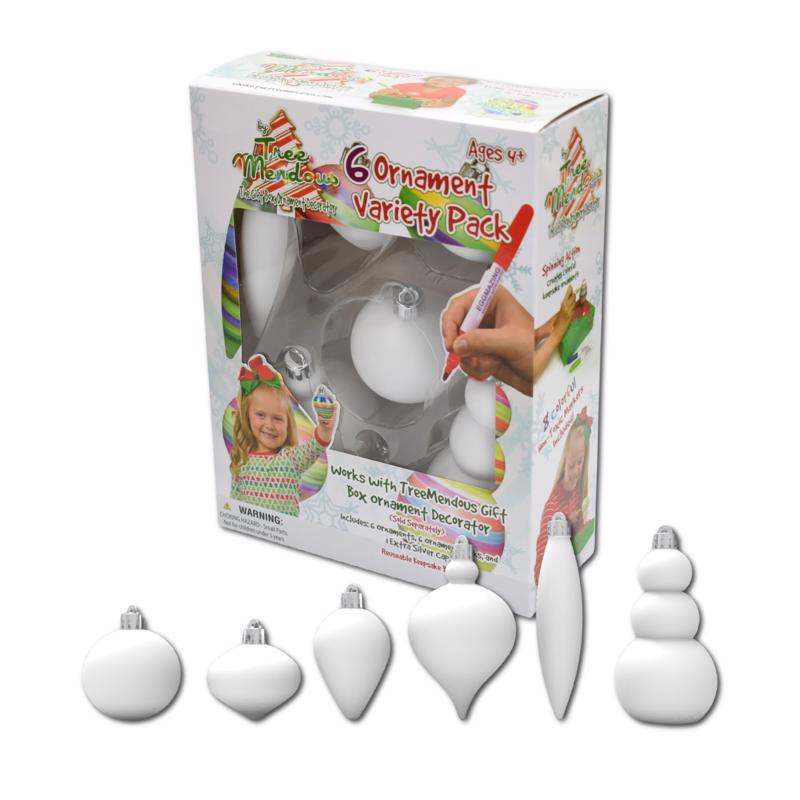 ORNAMENT CHRISTMAS 6PK