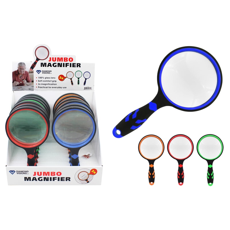 JUMBO MAGNIFI GLASS ASST