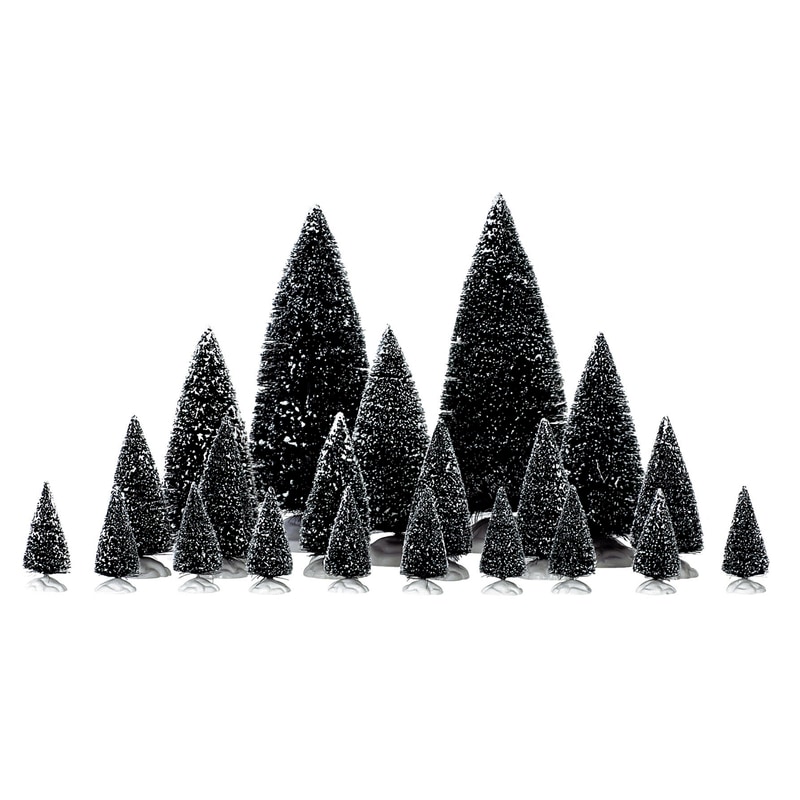 VILLGE PINE TREE 9" 21PK