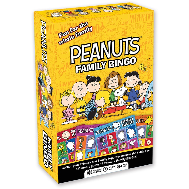 PEANUTS FAMILY BINGO 8+Y