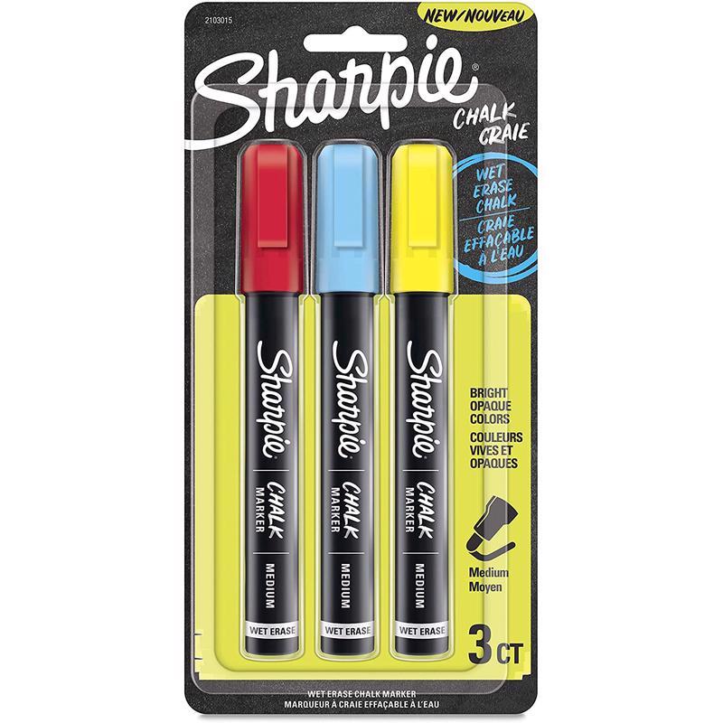CHALK MARKER ASST 3PK