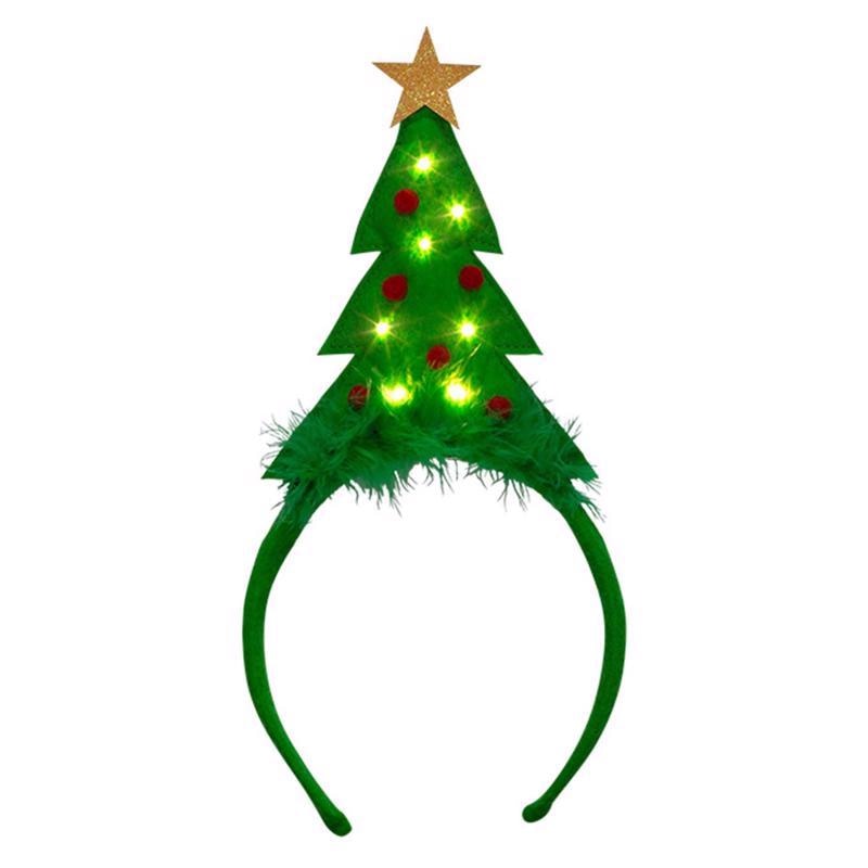 FELT TREE HDBND LED LGHT
