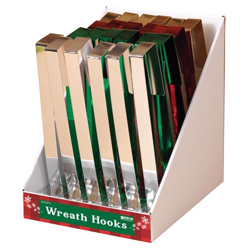 ASSRT WREATH HOOK 1PK