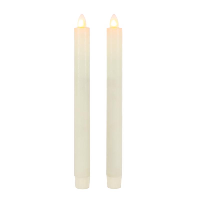 LED TAPER CANDLE 2PK
