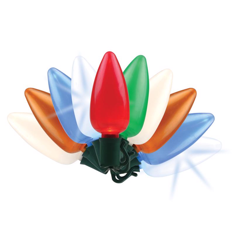 LED LT STRNG MLT C9 25CT