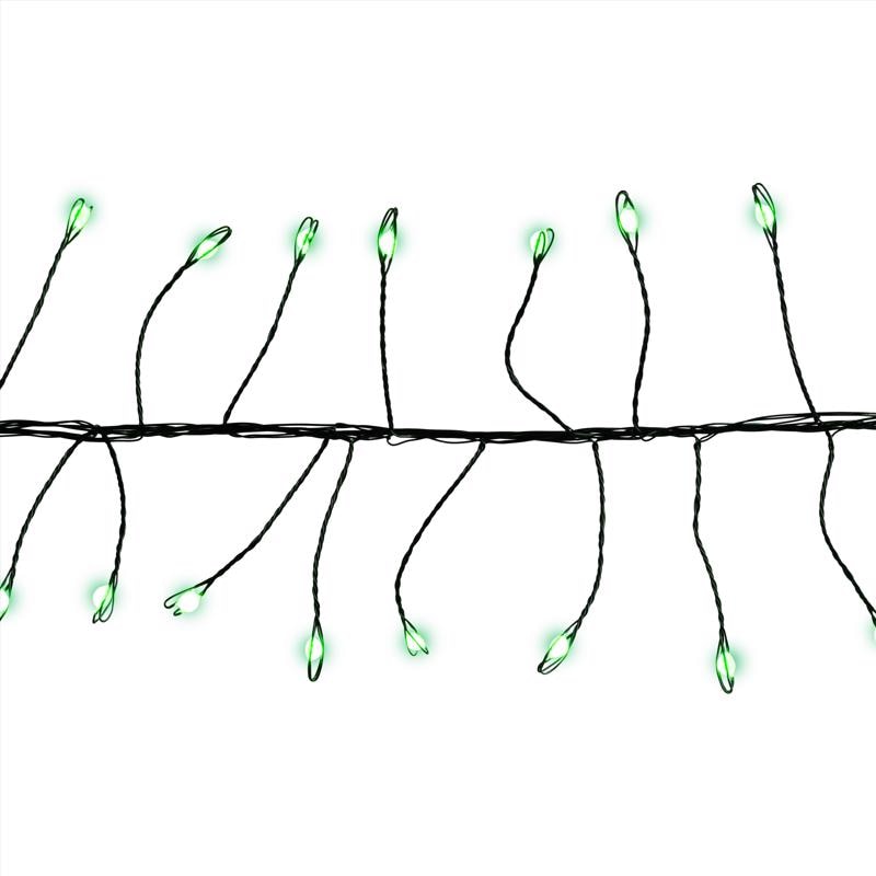 CLSTR LED LGHT GRN 250CT