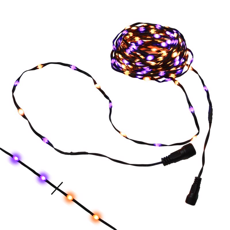 RIBBON LED ORG/PPL 16.5"