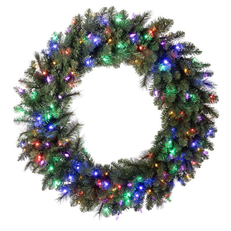 MX PN WREATH LED MLT 48"